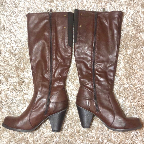 Crown Vintage tall Nancy boot Brown Size 10 - Picture 2 of 5